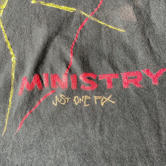Vintage ministry 1992 concert shirt Just one fix - Picture 2 of 11